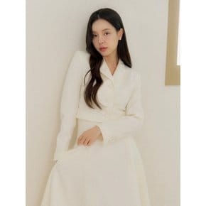 Signature Cropped Jacket/ Ivory