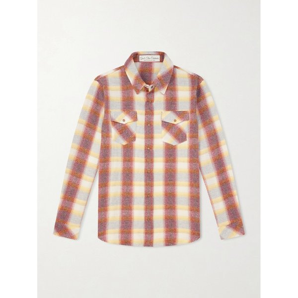 갓 트루 캐시미어 체크 캐시미어 셔츠 46376663163034121