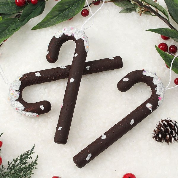 쿠키마을 트리 오너먼트 3p세트(초코지팡이)