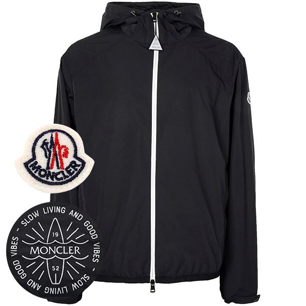 [부산점] 몽클레어 블랙 클라피에 윈드브레이커 집업 자켓 CLAPIER 1A00098 54A91 999
