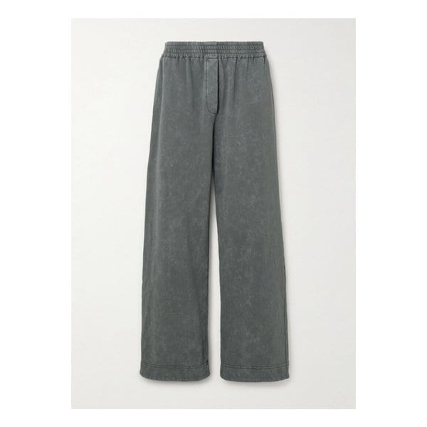 마그다부트림 에시드 워싱 코튼 혼방 저지 트랙 팬츠 그레이 1647597359163889