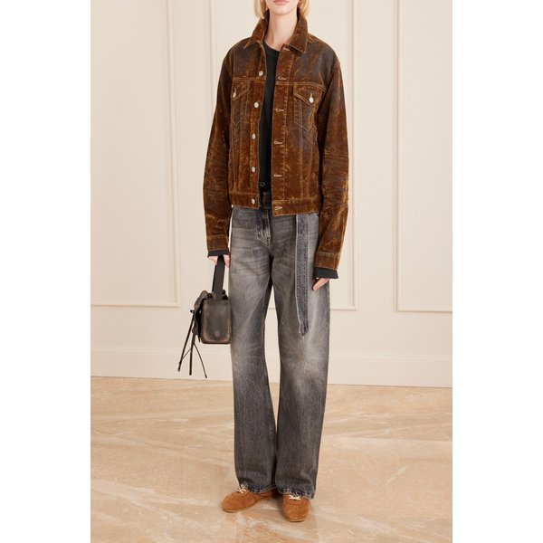 플로크 데님 재킷 46376663162975965