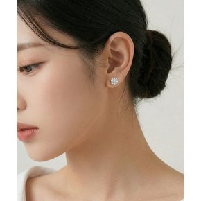 퓨어 아우라 모이사나이트 귀걸이 한쌍 2캐럿 시뮬럿 다이아 실버925 6프롱