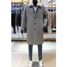 homme 24 FW 울&캐시미어 트렌디 니트패널 핸드메이드 발마칸 코트2종 [ 다크베이지,차콜 ]