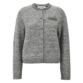 24FW 셀프 포트레이트 가디건 AW24064CGRGREY GRAY