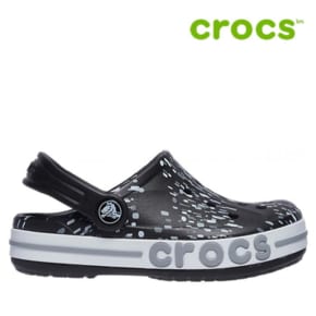 [세일] 크록스 아동 샌들 /G48- 207020-0C4 / Kids Bayaband Graphic Clog Black Multi