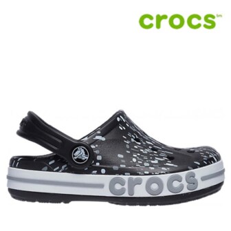 크록스 [세일] 크록스 아동 샌들 /G48- 207020-0C4 / Kids Bayaband Graphic Clog Black Multi