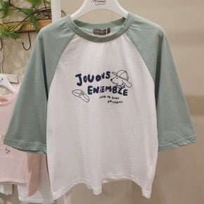 그린소매컬러의7부티셔츠2522T111_EIC