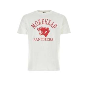 White cotton t shirt TPANTHERS WD018