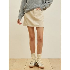 [기모] W1072 CORDUROY MINI SKIRT (2COLORS)