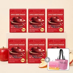 (+사은품 증정)에브리데이즈 애플사이다비니거 크런치 6BOX 씹어먹는 애사비 스틱 캔디 알약 바이트