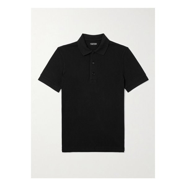 슬림핏 라이오셀 코튼 블렌드 피케 폴로 셔츠 46376663162880805