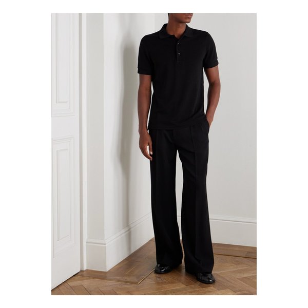 슬림핏 라이오셀 코튼 블렌드 피케 폴로 셔츠 46376663162880805