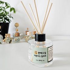 프리미엄 편백오일 피톤치드 탈취제 L원형 디퓨저 50ml + 차량용 세트