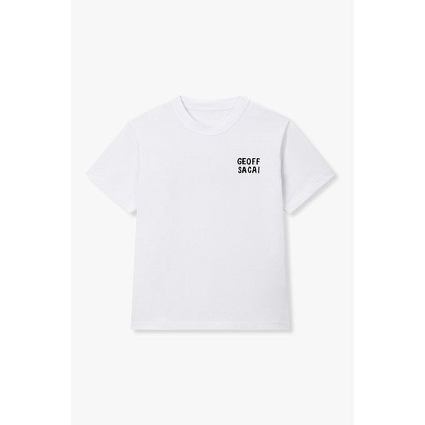 여성 엠브로이더리 로고 티셔츠_화이트 6416121105000