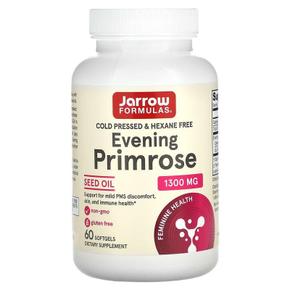 Jarrow 자로우 달맞이꽃 종자유 오일 Evening Primrose 1300 mg 60소프트젤