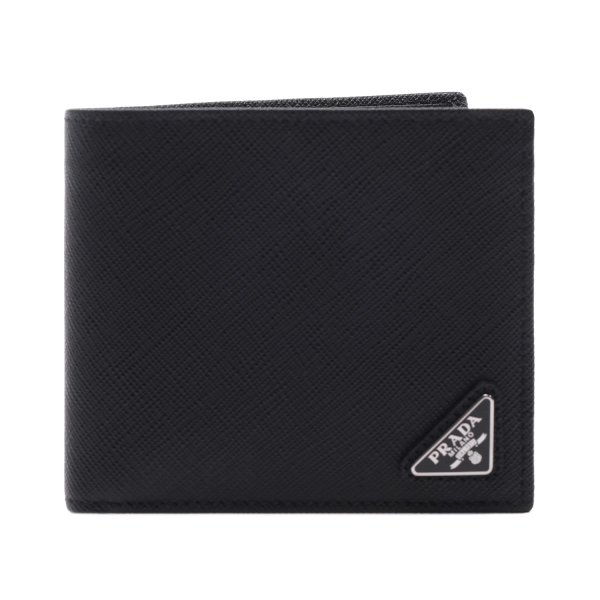 [부산점] [프라다] 26SS 남성 사피아노 삼각로고 반지갑 (2MO513 QHH F0002 26S)