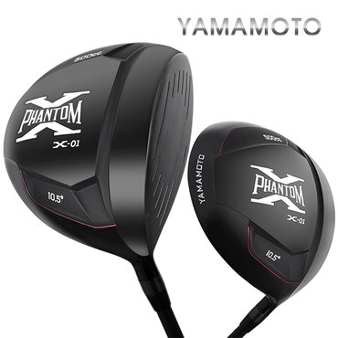 GOLFS 야마모토 팬텀(PHANTOM) X-01 고성능 남성 블랙 에디션 드라이버(500CC)