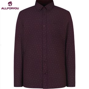 Autumn men`s small print shirt AGBSM8111