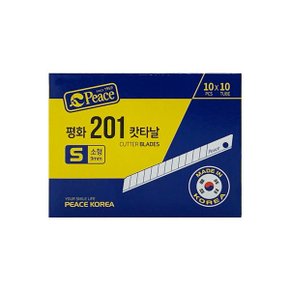 201날(소) 문구용 커터칼날 사무용 캇타날