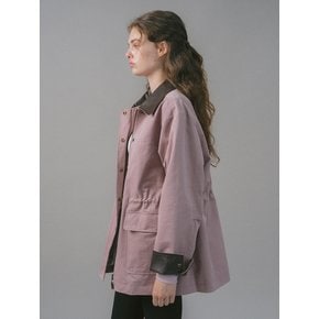 U Elodie Hunting Jacket_Ash Rose