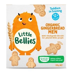 리틀벨리스 진저브레드 맨 아기과자 12m+ Little Bellies Gingerbread Men 130g 8개