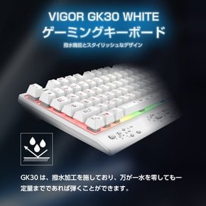 MSI Vigor GK30 COMBO WHITE KR 게이밍 키보드 마우스 세트 KB576 풀 키보드