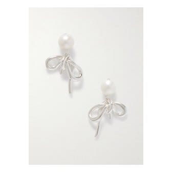 COMPLETEDWORKS 컴플리티드워크 원스 인 어 블루 문  실버 진주 이어링 1647597357856225