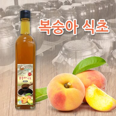 복숭아식초 500ml 전통발효식초 생산자직판