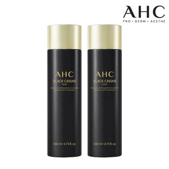 AHC 블랙 캐비어 토너/로션 140ml (택1)