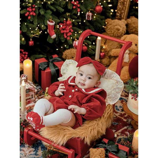 동화 속 주인공 - 베이비 크리스마스 바디슈트