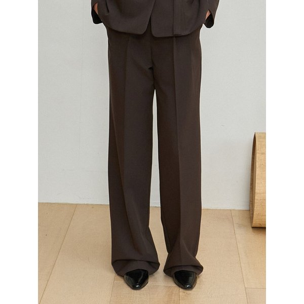 프렌치 투턱 슬랙스 딥브라운 J1917