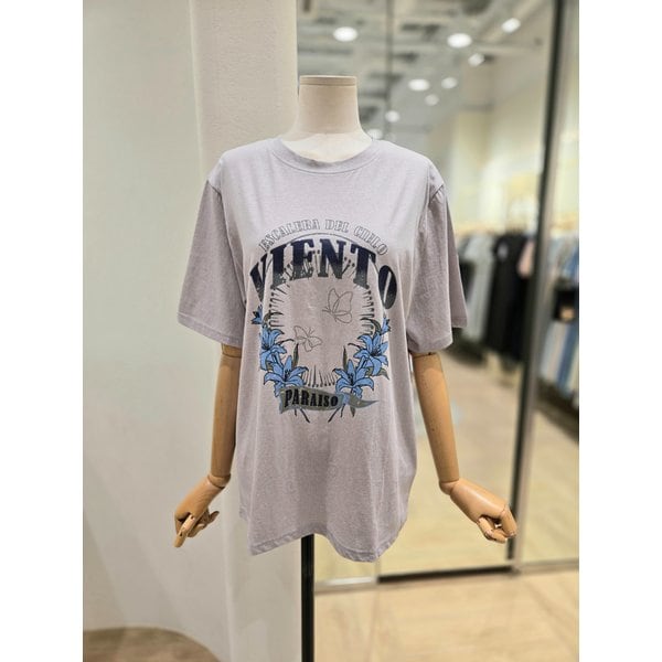 [부산점] 빈티지 플라워 그래픽 티셔츠(PQ2CH532)