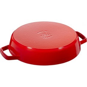 staub [ 26cm ] IH Double Handle Frying Pan 40511-727 스토우브 양손 프라이팬 체리 스킬렛