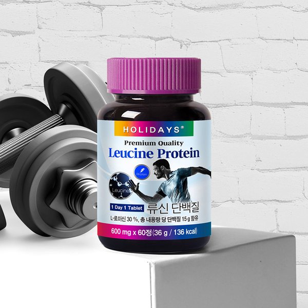 류신 단백질 타블렛 60정 1병 (2개월분)