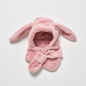 보들보들 페이크퍼 버니 바라클라바 핑크