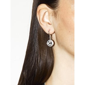 IC COIN EARRING SILVER