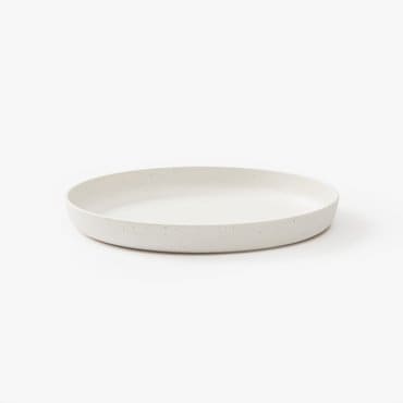 JAJU 뱀부파이버 접시_19cm_아이보리