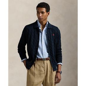 남성 케이블 니트 코튼 카디건(MNPOSWE16822392400)