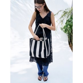 [리퍼브]S Stripe PVC Big Bag_3colors