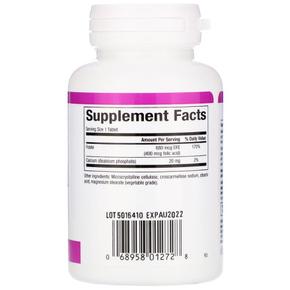 [해외직구] 네츄럴팩터스 엽산 폴릭엑시드 400mcg 90정 Natural Factors Folic Acid 400 mcg 90 Tablets