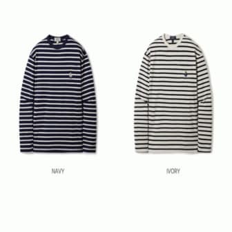 후아유 공용 스티브 스트라이프 티셔츠 Steve Stripe T-shirt_A WHLSE2321U