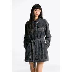 여성 롱 슬리브 트러커 드레스 T32F0WOP13TWT2 TOMMY JEANS