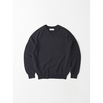 더웨더이즈어썸 Cotton Saddle V-neck Knit (D.navy)