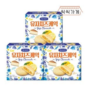 씩씩가게 유자치즈케익 190g x 3ea