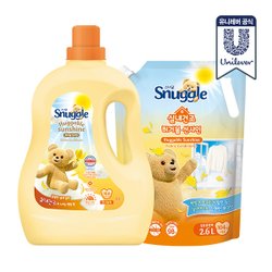 스너글 햇빛건조 섬유유연제 허거블 선샤인 4L + 2.6L