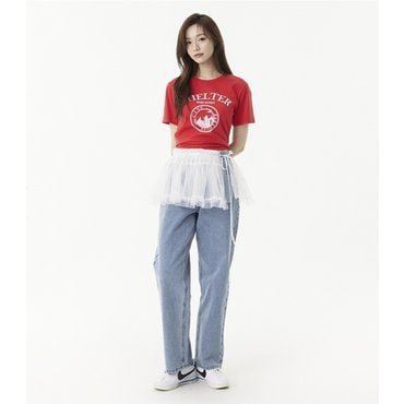 플라스틱아일랜드 [C]레이어드 캉캉 스커트 (PR2WS365)
