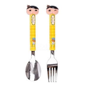 WL 엉덩이탐정 입체통통 스푼포크세트