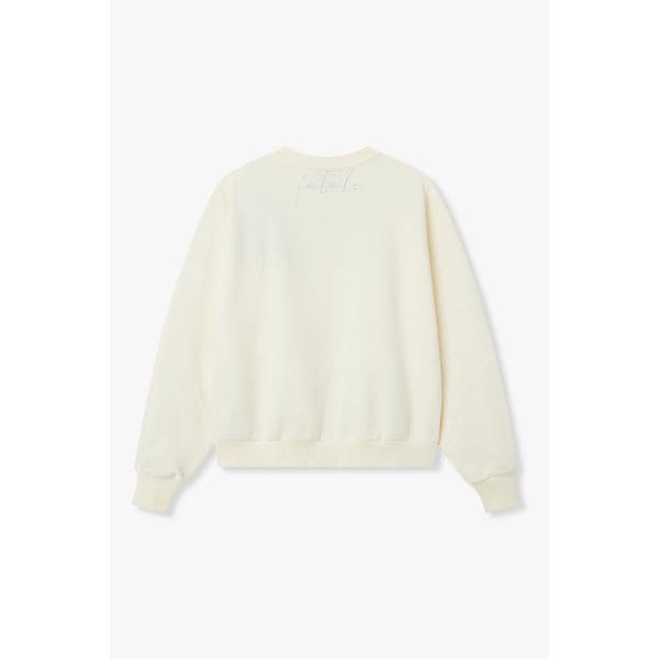 로고 패치 크루넥 스웨트 셔츠 8625312608000