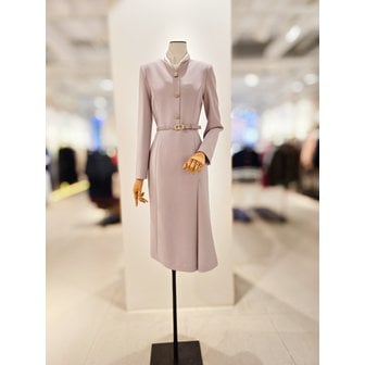 아이잗컬렉션 [파주점] [더아이잗컬렉션]벨티드 브이넥 버튼 롱 원피스 CPAA0OP221